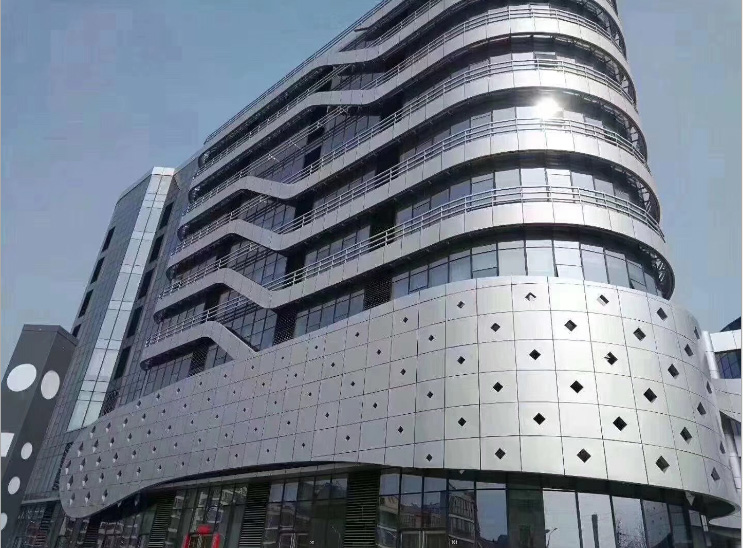 广州冲孔铝单板办公大楼内饰专用材料